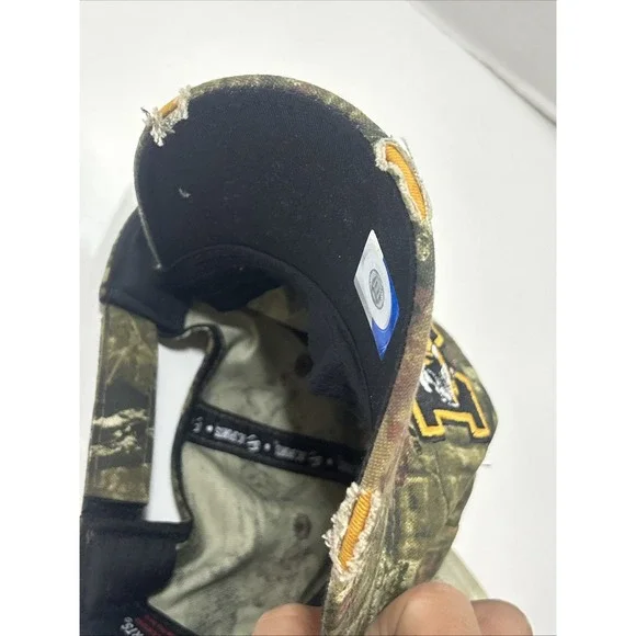 Missouri Tigers Mizzou Camo Mossy Oak OC Sports Slam NCAA Adjustable Cap Hat - Picture 9 of 9